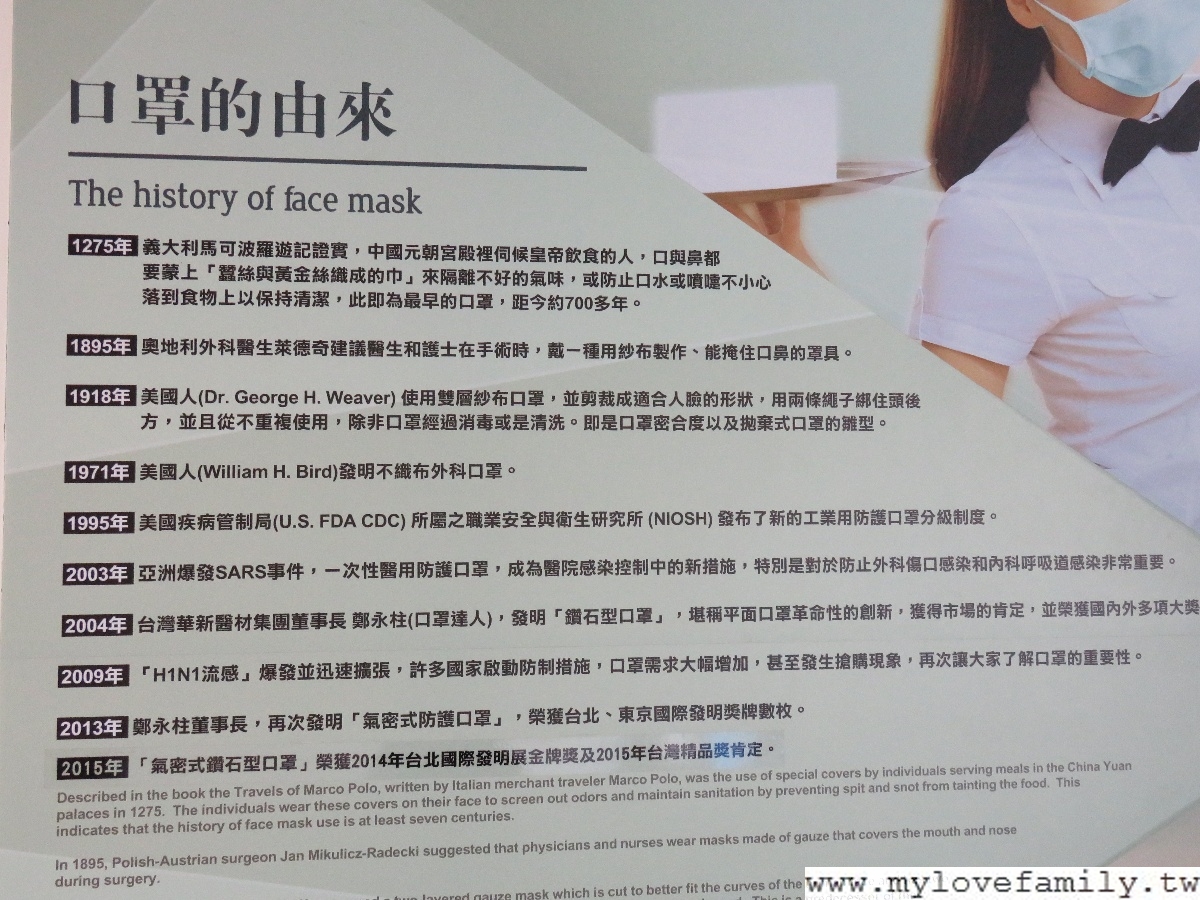 彰化觀光工廠推薦-口罩的由來 華新創意生活館-親子旅遊景點推薦